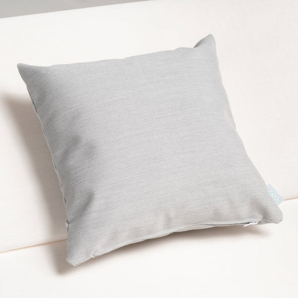 Coussin gris perle